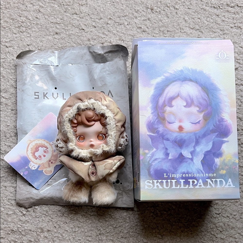 Skullpanda L'impressionnisme Collectible Figure - Amber
